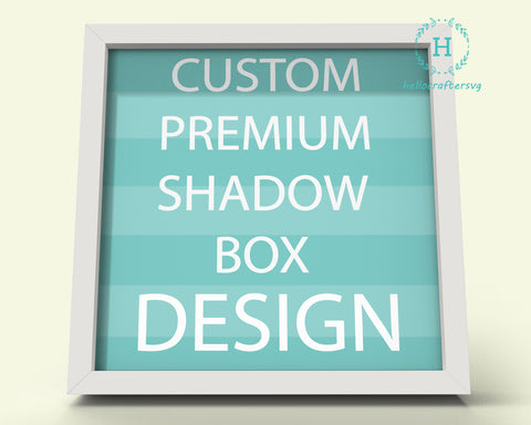 Custom Shadow Box SVG Design For Your Cutting Machine - DIAMOND
