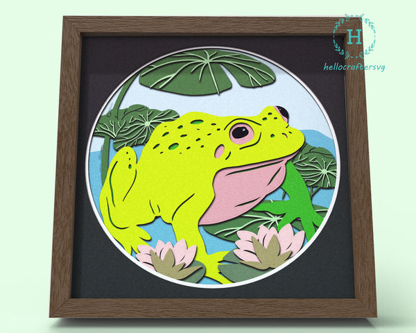 3d FROG Svg, FROG Shadow Box Svg -11